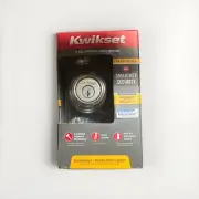 Kwikset Double Cylinder Deadbolt SmartKey & Microban In Satin Nickel 99850-074