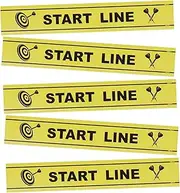 CLISPEED 1 Sheet Game Floor Marker Durable Throw Line Notice for Use Companion for Players and Game Enthusiasts