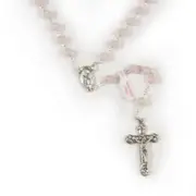 Rosary Beads Precious Stone - Rose Quartz