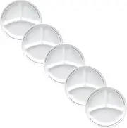 Pearl Metal Corelle Plate Plate, Outer Diameter 8.5 inches (21.5 cm), Break-Resistant, Lightweight, Caspian Lace, Lunch Plate, Small, Set of 5 CP-1962