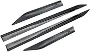 ABS Chrome Door Body Molding Compatible for Toyota RAV4 19-21 Door Body Car Side Strips Trim Carbon Fiber Pattern(Carbon Fiber)