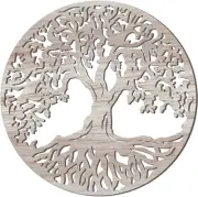 Tree of Life Wooden Wall Art Decor Wooden Tree Wall Sculpture 11.8 Inch