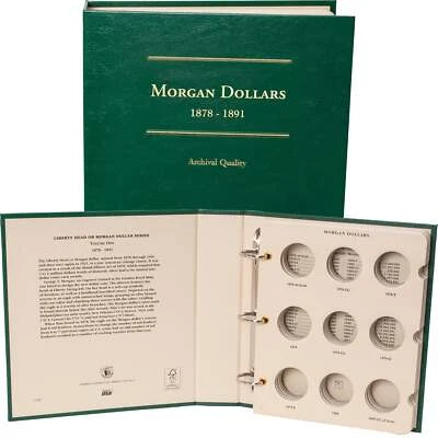 1878-1891 Littleton Coin Company Morgan Dollar Album