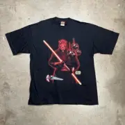 Vintage Star Wars Darth Maul Episode 1 promo shirt XL Jedi Do Not Concern Me