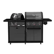 Coleman Revolution Dual Fuel Gas & Charcoal BBQ Barbeque Cooker Black Matte