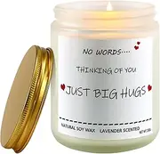 Thinking of You Aromatherapy Hug Candle, Sympathy Remembrance Memorial Candles Gift, Thinking of You Gifts for Women Best Friend Sister Bestie Teacher
