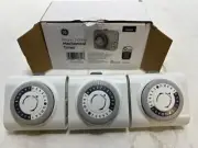 3-Pack GE 24-Hour Indoor Basic Outlet Timer, 44801