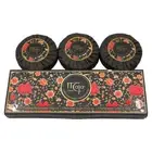 Maja Perfumed Cased Soap Skin Care Bath Shower Round Black Silk 100g Pack of 3