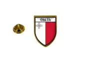 pins pin's flag national badge backpack hat shield world malta