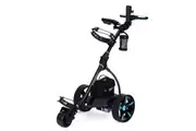 THOMSON Electric Golf Buggy Push Trolley Cart Foldable 18-36 Holes Motorised 3 Distance Control LED