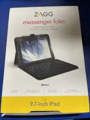 ZAGG Messenger Folio Keyboard Case for 9.7" iPad Pro, 9.7" iPad, iPad Air 2 / 1