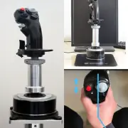 Aluminum Joystick Extension Rod 10/15/20cm for Thrustmaster Warthog Joystick