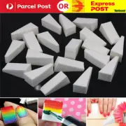 100x Makeup Sponges Cosmetic Wedges Nail Blending Foundation Contour Facial Puff