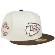 New Era 59Fifty Fitted Cap - SIDEPATCH Kansas City Chiefs Beige 7 1/4 - (57,7cm)