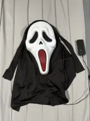Vintage Scream Ghostface Mask with Light-Up Feature - Excellent Condition