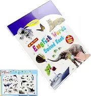 English Learning Talking Book for Kids | 470+ Words, 21 Themes, Interactive Audio Sound Books, Educational Electronic Musical Word Toy for Preschool Kids Ages 0-6