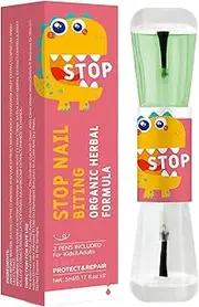 Mihauuke Nail Biting - Nail Care Strengthener & Bite Stopper,No Bite Nail Polish, Finger Guard Prevention, Long-Lasting & Safe, for Kids & Babies