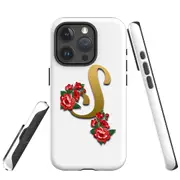 For iPhone 15 Pro Max Case, Shielding Cover, Letter S
