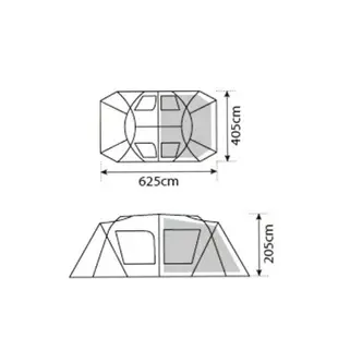 【日本牌 含稅直送】Snow Peak 帳篷 Landlock TP-671R ‎TP-671IV 戶外 6人用