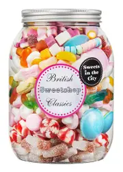 Sweets IN The City British Sweetshop Classics Giant Jar of Joy 1kg, Jam-packed With all Those Yummy Treats From Your Childhood 1kg