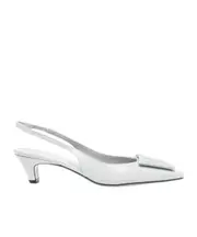 pointed toe high heel sandals 37 white