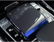 SHIFENG Soft TPU Car Center Console Mouse Protect Cover Shell For Mercedes-Benz New A W177 B W247 GLB X247 CLA W118 GLE W167 GLS X167 2020 2021(Blue)
