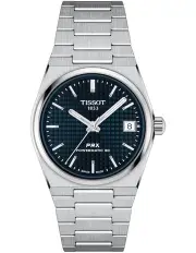 [Tissot] PRX 35mm Powermatic 80 T1372071104100 Watch in Blue