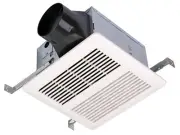 SNP100 | 100 CFM | 0.8 Sone | No Attic Access Required Bathroom Ventilation E...