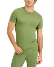 International Concepts Men's Modal Blend Solid Pajama Top Dry Grass Green-2XL