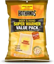 Hothands Body & Hand Super Warmers - Long Lasting Natural Odorless Air Activated
