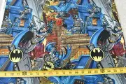 By 1/2 Yd, Large Print Batman Scenes Quilt Cotton, Camelot, P9463
