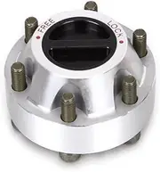 Rynplex 1 Piece X Manual Aluminum Alloy Free Wheel Locking Hubs, for Nissan, Patrol Safari GQ GU 1990-up B013 40250-01J01 4025001J01 Car Freewheel Locking Hub