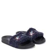[Stella McCartney Kids] Stella McCartney Kids x Disney® teddy slides UK 0 black