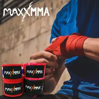 在飛比找PChome24h購物優惠-MaxxMMA 彈性手綁帶(3m)一雙/ 散打/搏擊/MMA