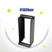 20 UNIT CD RACK / STAND Holds Shelf or wall mounting FISCHER PLASTIC New