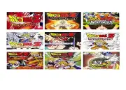 Dragon Ball Z Budokai Tenkaichi 3 PlayStation 2 Memory Card Glossy Stickers
