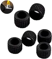 SquEqu 6 Pack Lighter Flint Wheel Replacement Steel Friction Barrel Stone Spark Striker Repair Kit Spare Parts for S T Dupont or Similar Gas Lighters Clipper Flints Lighting Mechanism Rod