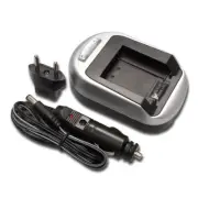 Battery Charger for Casio NP-100 NP100 Exilim Pro EX-F1 Wall + Car Adapter