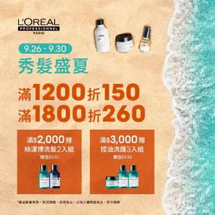 【L’OREAL 巴黎萊雅PRO】絲漾博長效去屑洗髮精雙入組