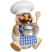 Chunky MINI Chef German Smoker Incense Figurine 4.7 Inches
