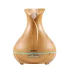 Devanti Ultrasonic Diffuser Humidifier Purifier LED Light Wood Effect 400ml