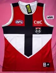 ST. Kilda SAINTS 2023 Away AFL Jersey / Guernsey *Medium* QLD Seller