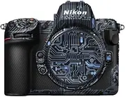 JJC Anti-Scratch Protection Sticker Compatible with Nikon Z8 Z 8 Mirrorless Camera, Non-Slip Camera Body Skin Cover Film Protector (Circuit Board Blue)