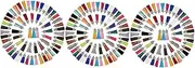 SEWACC 300pcs Mini Tassels Charms for Handmade Jewelry Making Tiny Tassels for Earrings Keychains Bag Pendants DIY Craft Supplies Vintage Accessories Random Color