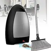 3.6L Barbershop Electric Trash Can, 1000W Touchless Stationary Vacuum with Automatic Dust Collection, Double Filtering and 2 Modes, Energy Saving, Hairdressing Salon Vacuum Cleaner Black