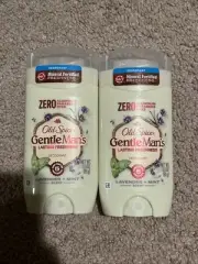 2 Pk Old Spice GentleMan's Deodorant Lavender & Mint Scent 3 oz Ea