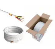 1000ft Alarm Security Cable 22/4 AWG Stranded Unshielded CCA Burglar Alarm Wire