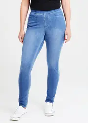 [Virtuelle] Taking Shape Tall Best Friend Denim Jegging Size 20 in MID Blue - Plus Size Women's Denim & Jeans Mid Blue