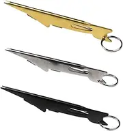 OSALADI Nail Knot Tying Tool Fly Fishing Line Fishing Hook Tie Tool Quick Knot Line with Cleaner Grey