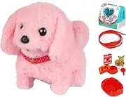 Robot Puppy Toy - Plush Pet Interactive, Electronic Animal Toy | Walking Barking Puppy, Wagging Tail Realistic Toy, Electronic Stuffed Animal Toy, Barking Toy, Plush Pet for Kids Boys Girls